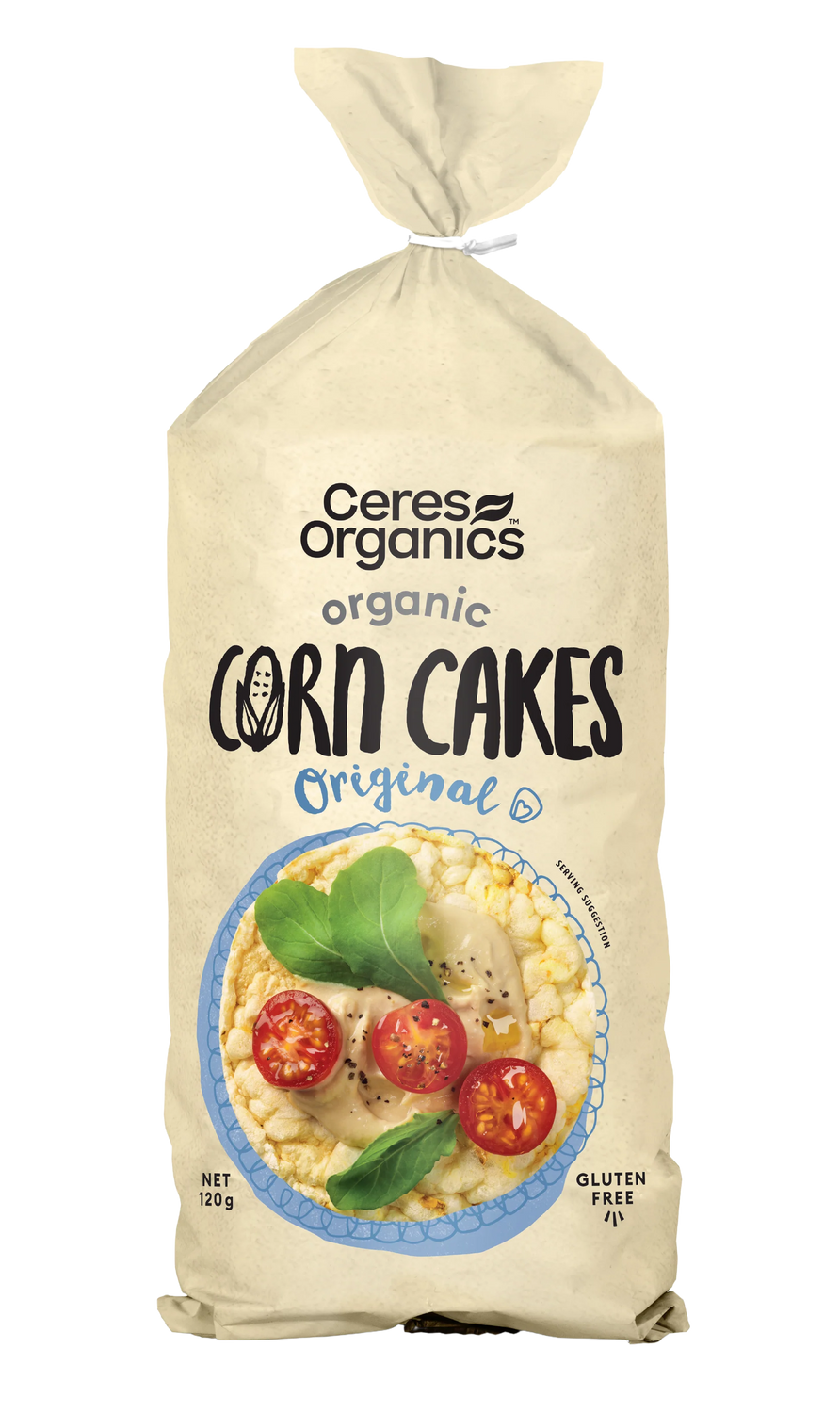 Organic Corn Cakes 120g Gluten Free Corn Cakes