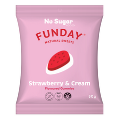 Strawberry & Cream 50g Gluten Free Gummies