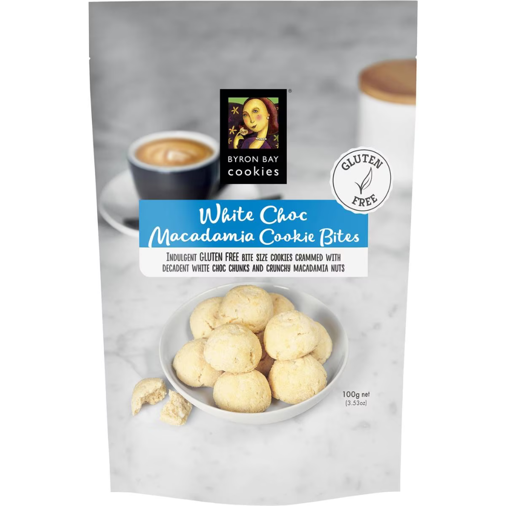 White Choc Macadamia 100g Gluten Free Cookies