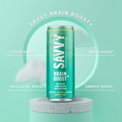 Brain Boost Lemon Lime 330ml Gluten Free Drink