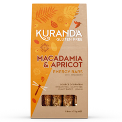 Macadamia & Apricot 175g Energy Bars