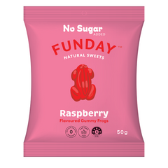 Raspberry Frogs 50g Gluten Free Gummies