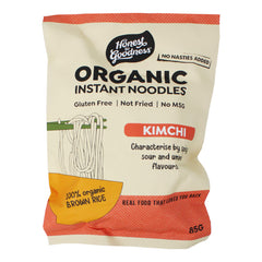 Organic Kimchi Instant Noodles 85g Gluten Free Noodles