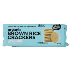 Organic Brown Rice Original 100g Crackers