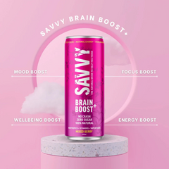 Mixed Berry  Brain Boost 330ml x 12 Packs Gluten-Free Drink