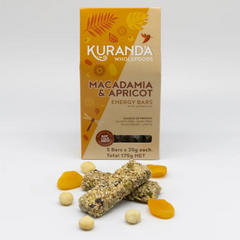 Macadamia & Apricot 4x175g Energy Bars