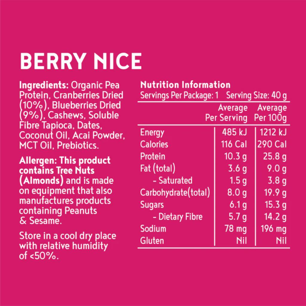 Berry Nice 40g Protein Ball