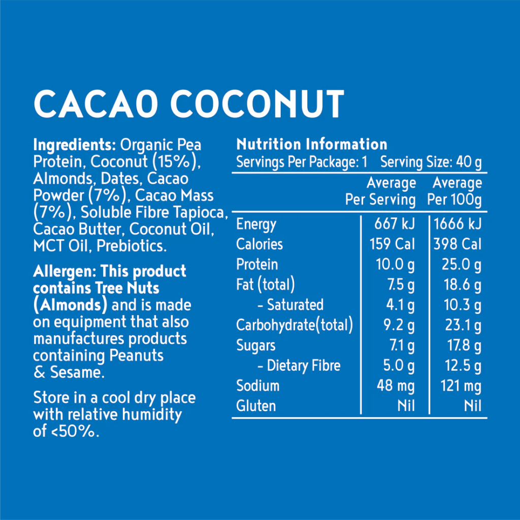 Cacao-Nut 40g Protein Ball