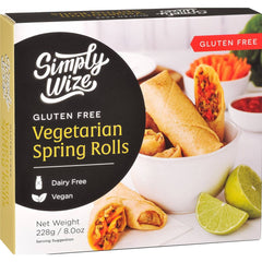 Spring Rolls 228g Gluten Free Frozen Food