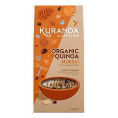 Organic Quinoa with Cacao Nibs 350g Gluten Free Muesli