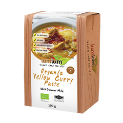 Organic Yellow Curry Paste 100g Gluten Free Paste