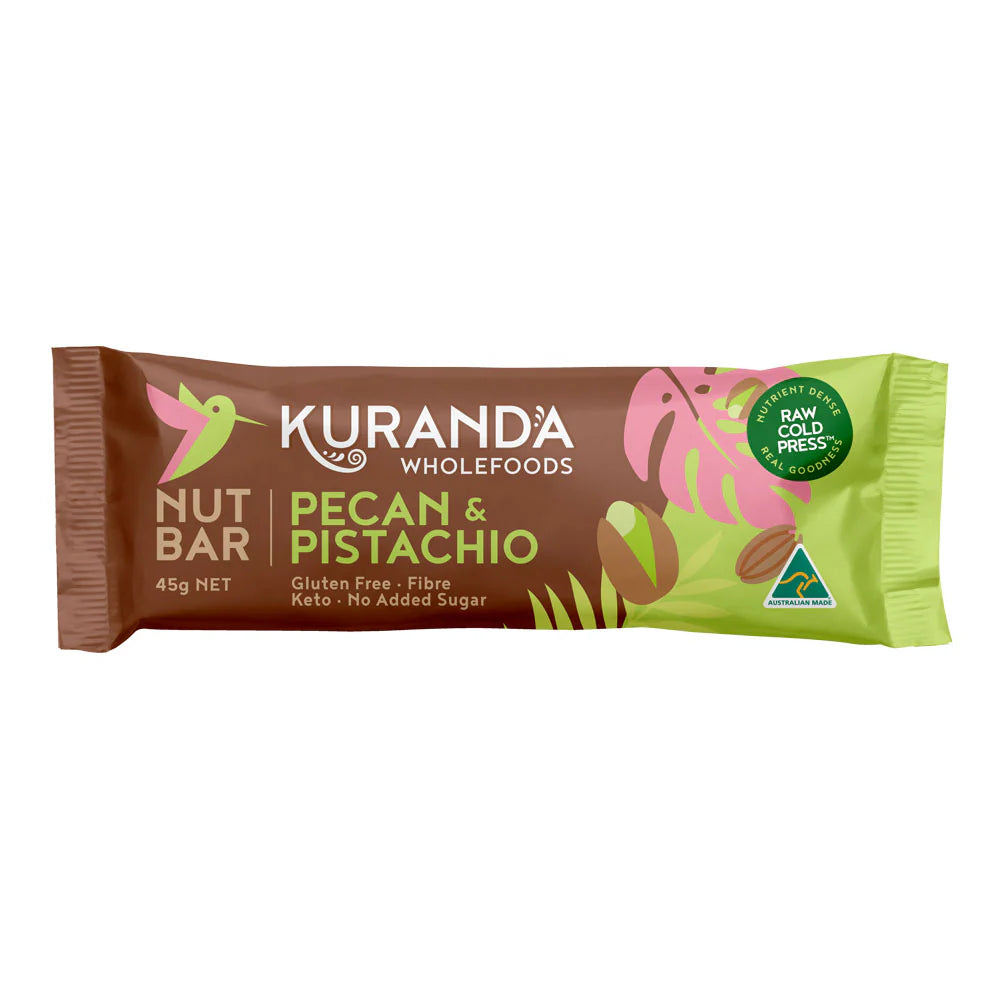 Pecan & Pistachio 45g Gluten Free Nut Bar