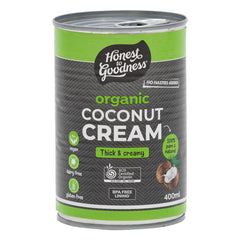 Organic Coconut Cream 400g Gluten Free Cream