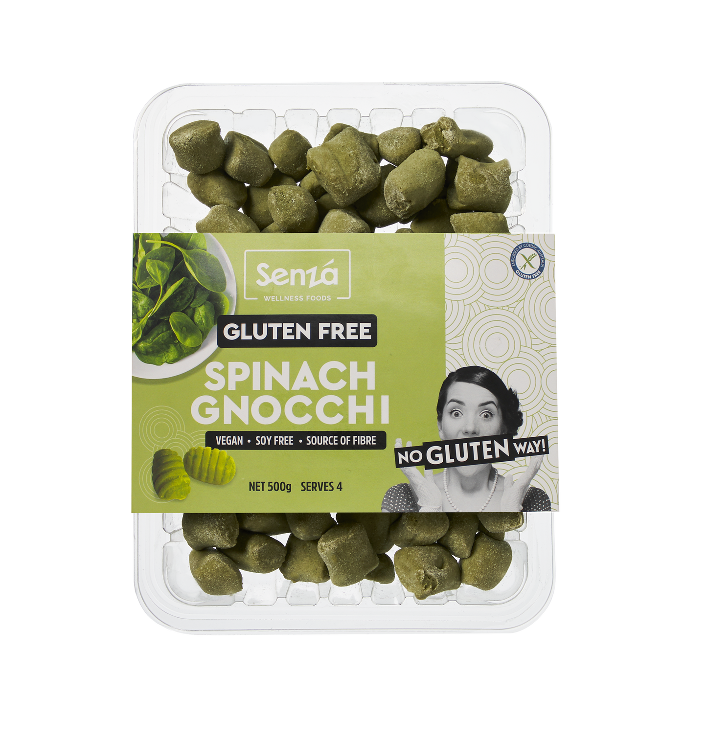 Spinach Gnocchi 500g Gluten Free Pasta