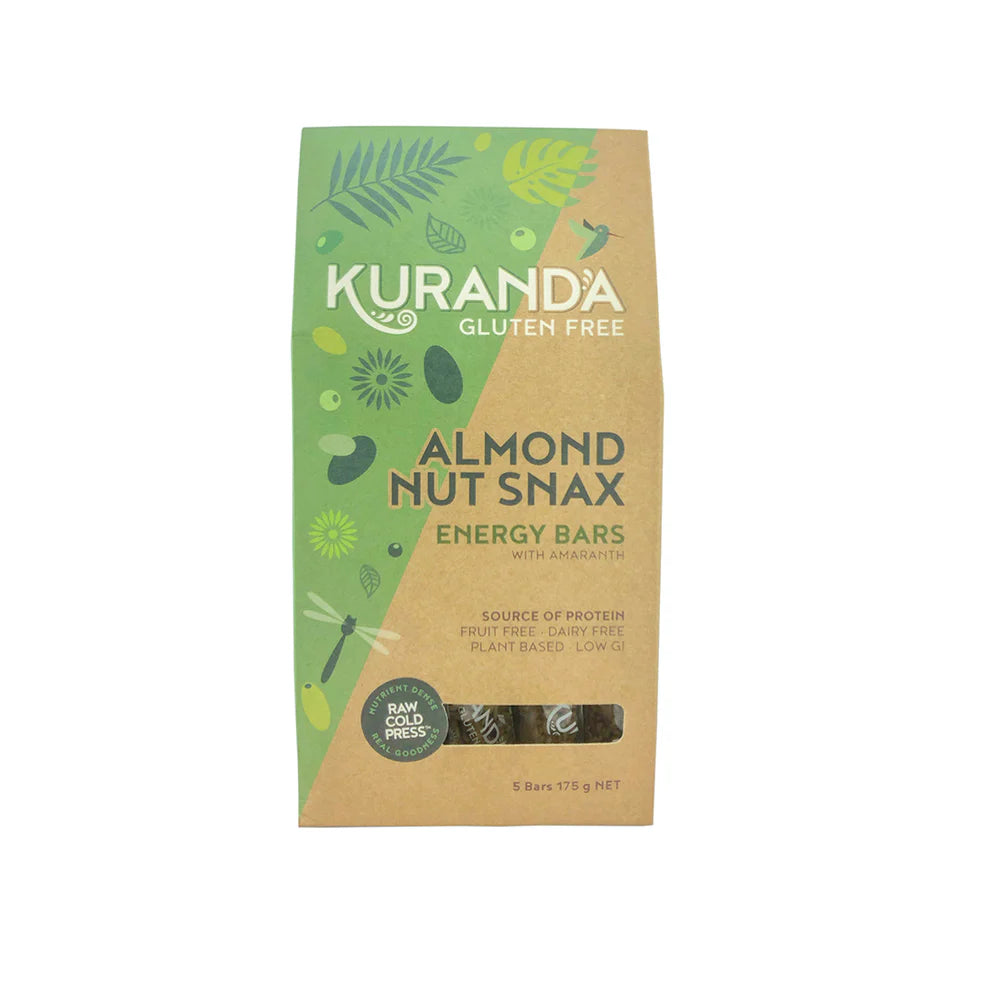 Almond Nut Snax 175g Energy Bars