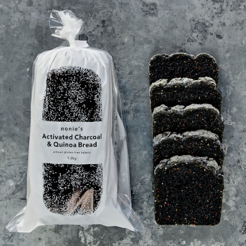 Activated Charcoal & Quinoa (Half Loaf) 550g Gluten Free Bread