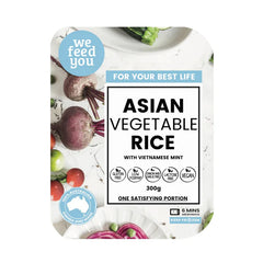 Asian Veggies with Brown Rice & Vietnamese Mint 300g Prepared Food